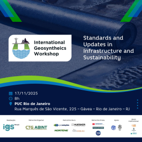 International Geosynthetics Workshop: Standards and updates in Infrastructure and Sustainability