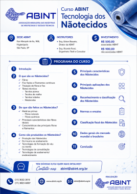 Curso ABINT Tecnologia dos N&atilde;otecidos