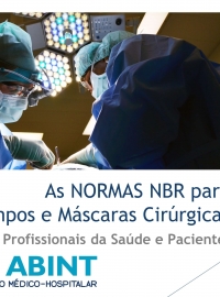As normas NBR para aventais, campos e máscaras cirúrgicas